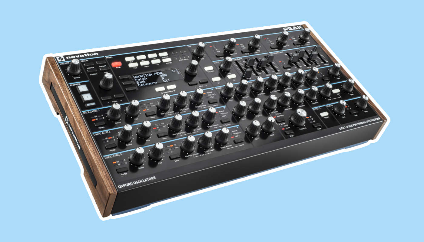Novation Peak Patches für Techno, Ambient und Electronica.