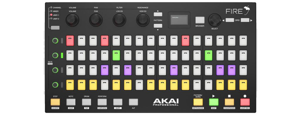 akai professional fire midi controller