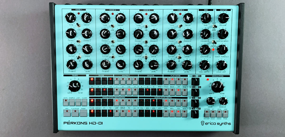 Erica Synths perkons hd-01 Test: Verarbeitung