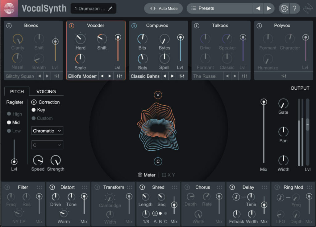 iZotope VocalSynth 2: Das Kreativbundle zur Stimmenbearbeitung hat auch einen Vocoder