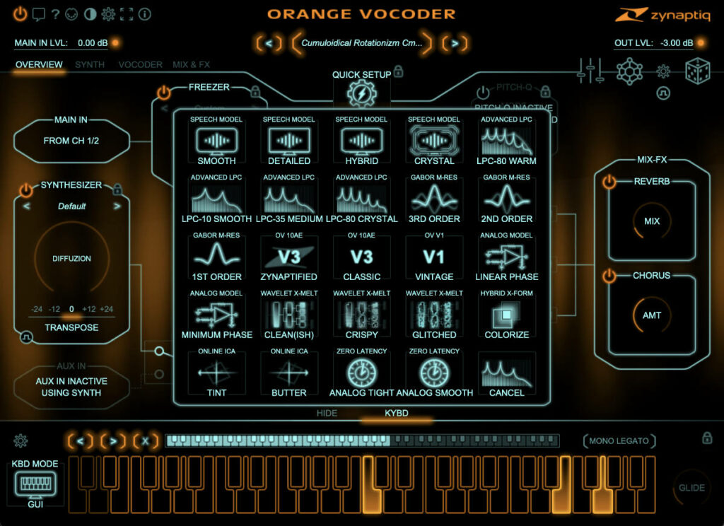 Die besten Vocoder VST Plugins: Orange Vocoder IV