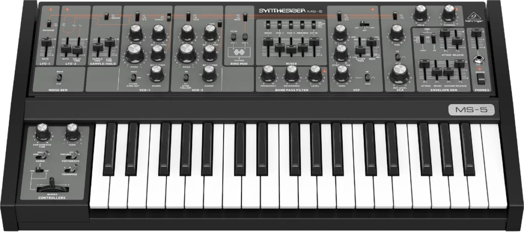 Behringer MS-5 hat den Roland SH-5 als Vorbild