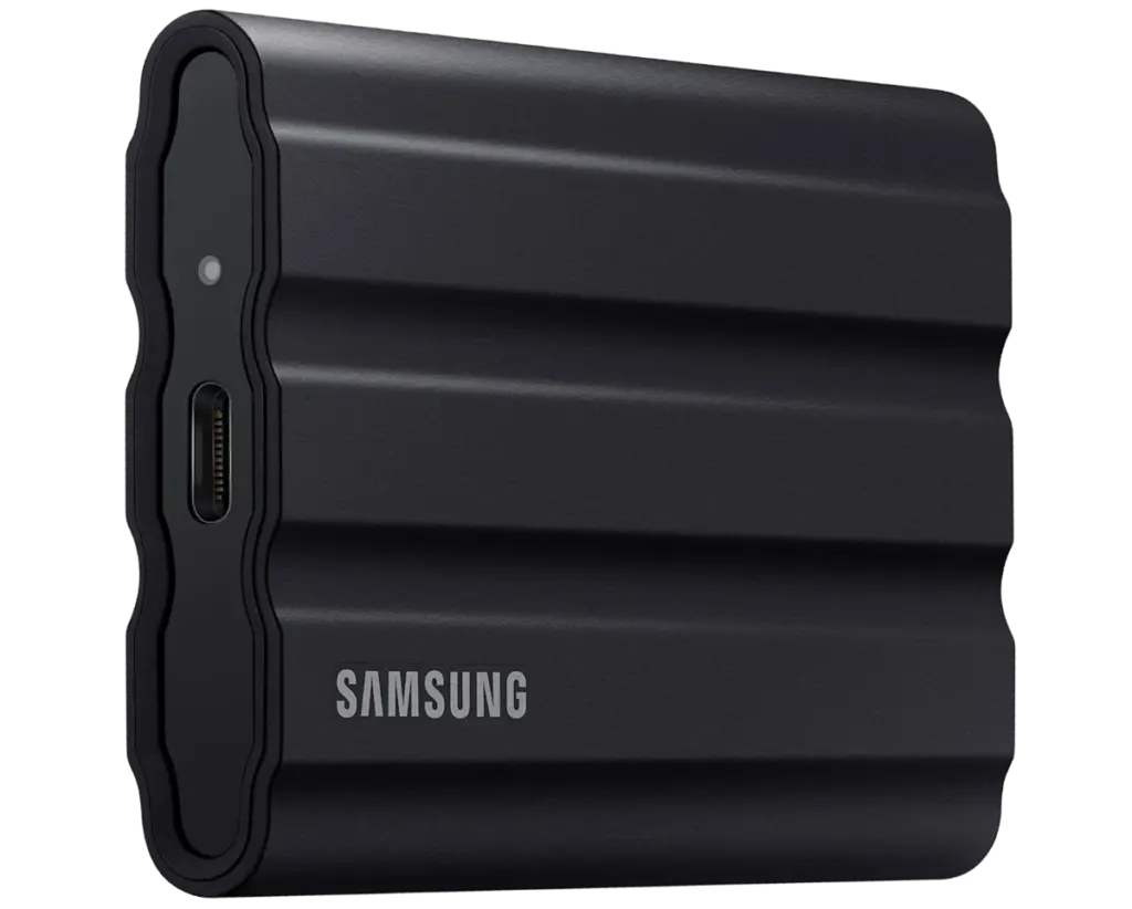 Samsung SSD T7 Shield - USB C Anschluss