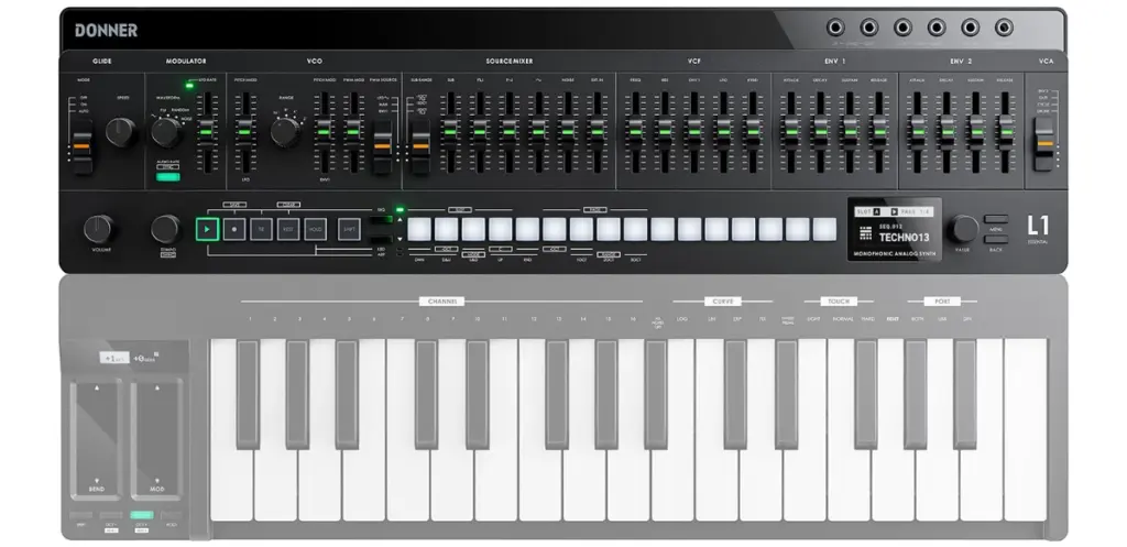Donner L1 Essential mit (hier ausgegrautem) KB-32