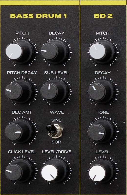 Erica Synths HexDrums Bassdrums